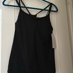Athleta NWT Seascape Blousy Tankini in Black 32 D/DD